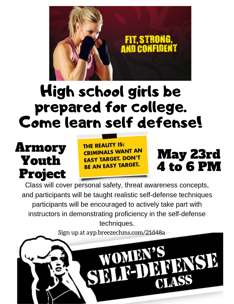 Women S Self Defense Class Manistee Area Public Schools