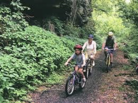Family riding trails