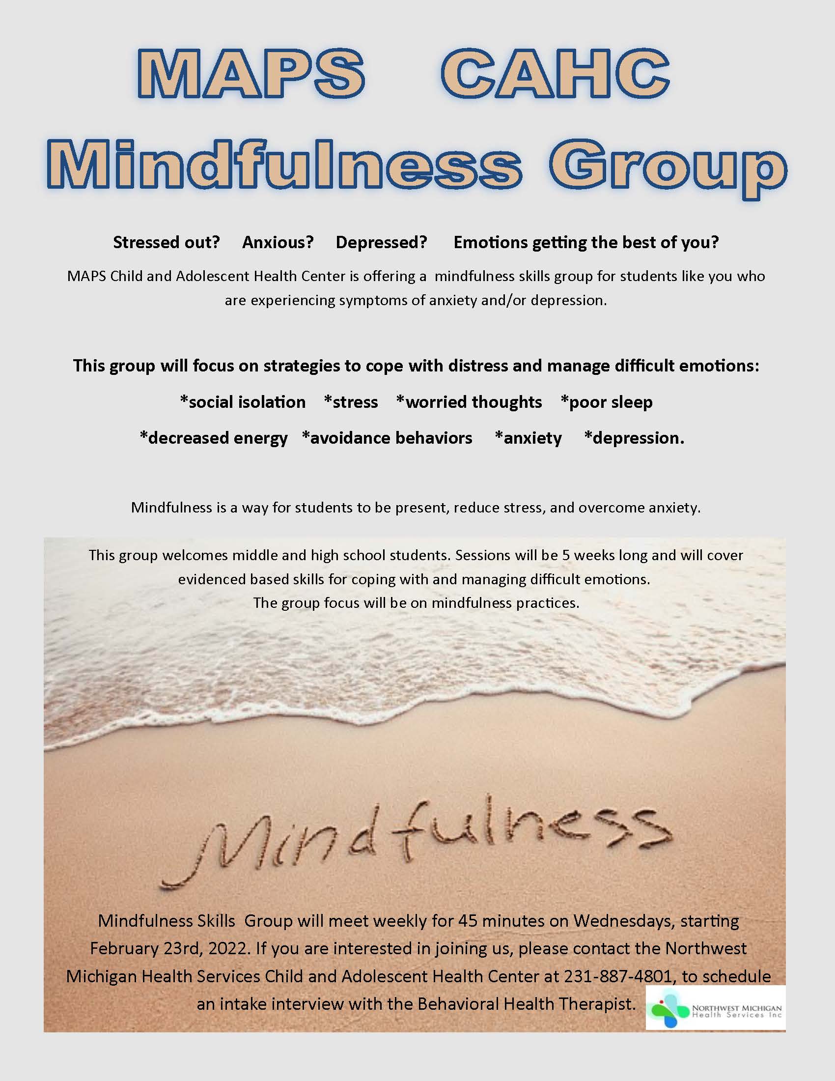 Mindfulness Group Flyer