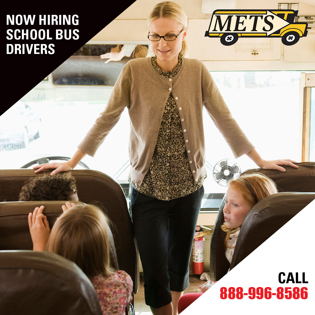 Bus Driver Positions Available Graphic
