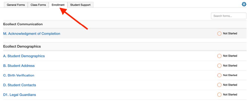 Where to find forms graphic