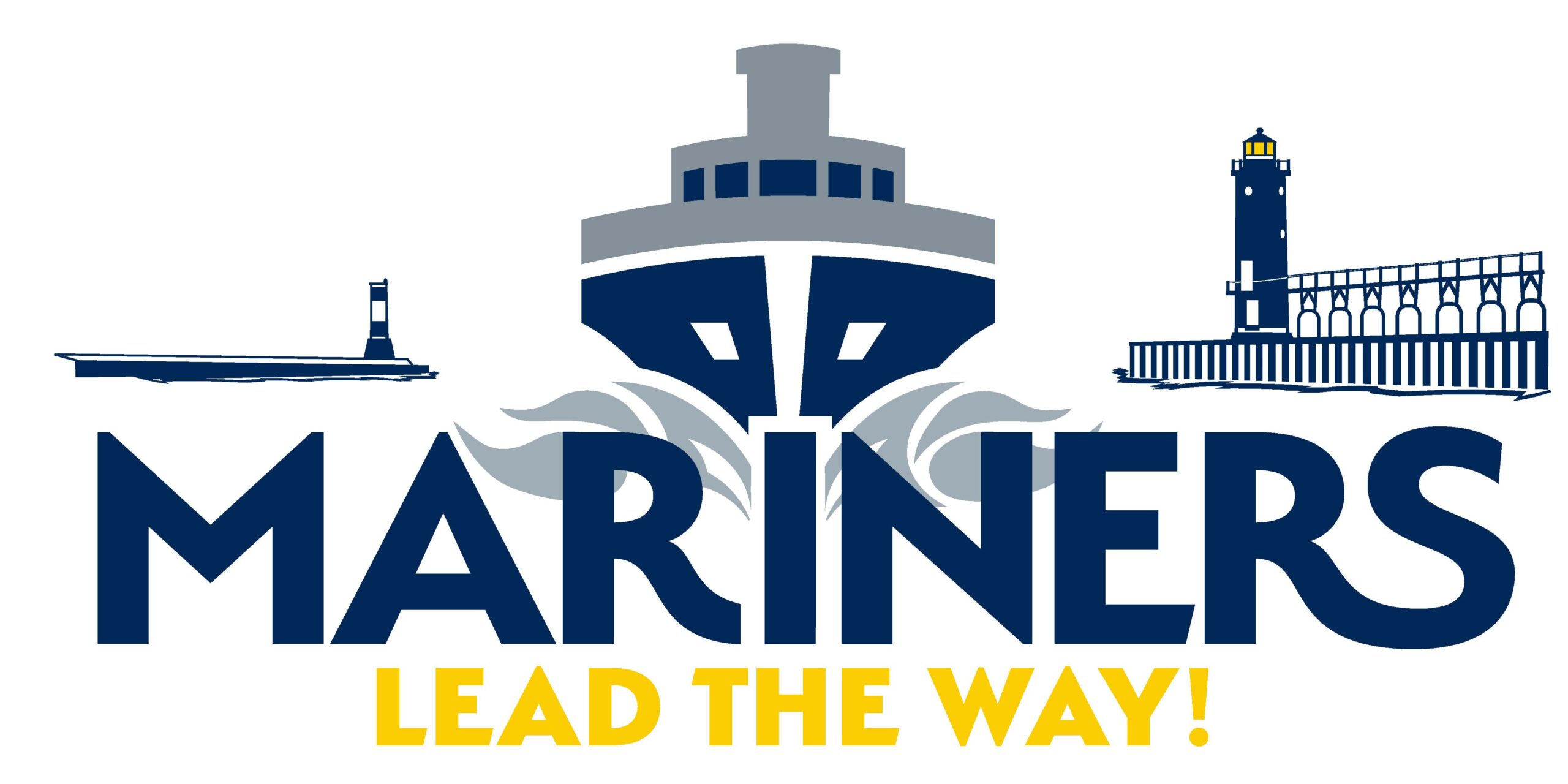 Mariners logo with pier heads
