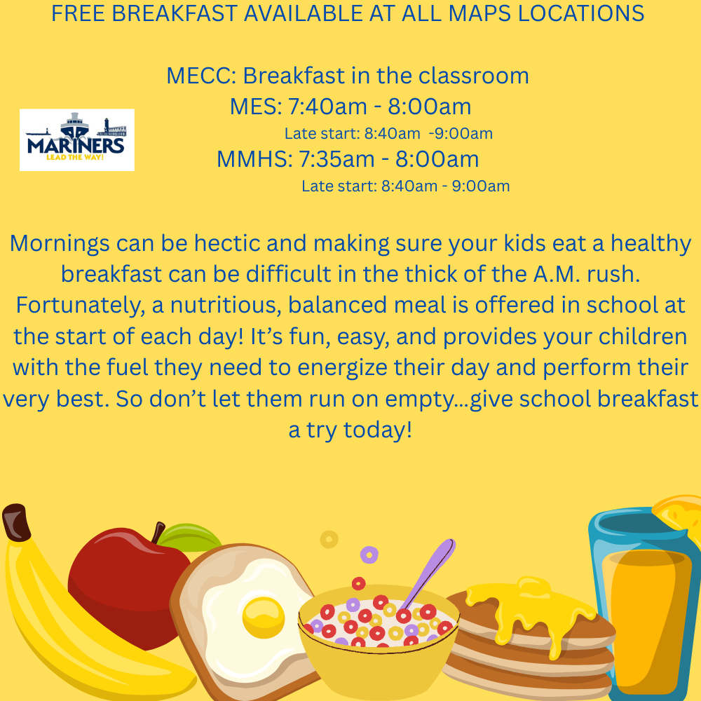 Breakfast Outreach #1 SY2526 Free Breakfast Notification