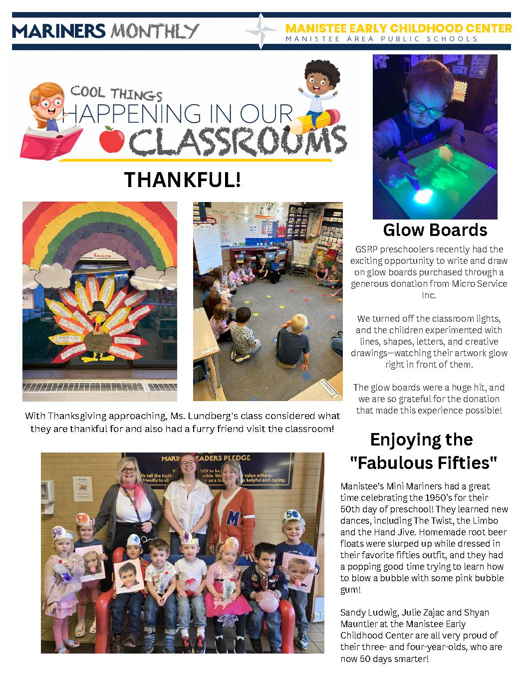 Page 2 of December Newsletter