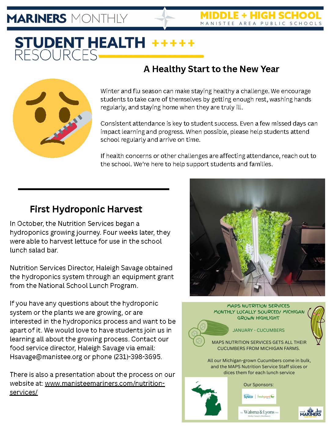 January newsletter MMHS page 2