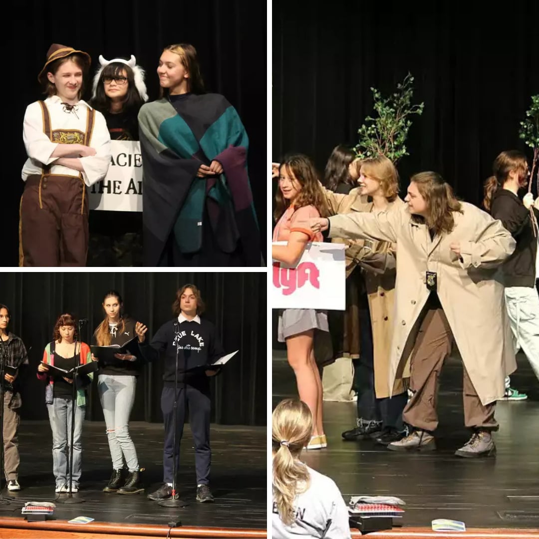 Collage of theater performances