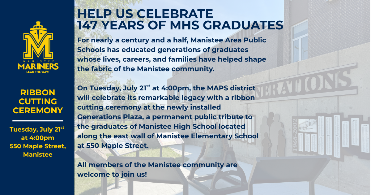 Generations Dedication Flyer Generations ribbon cutting event flyer