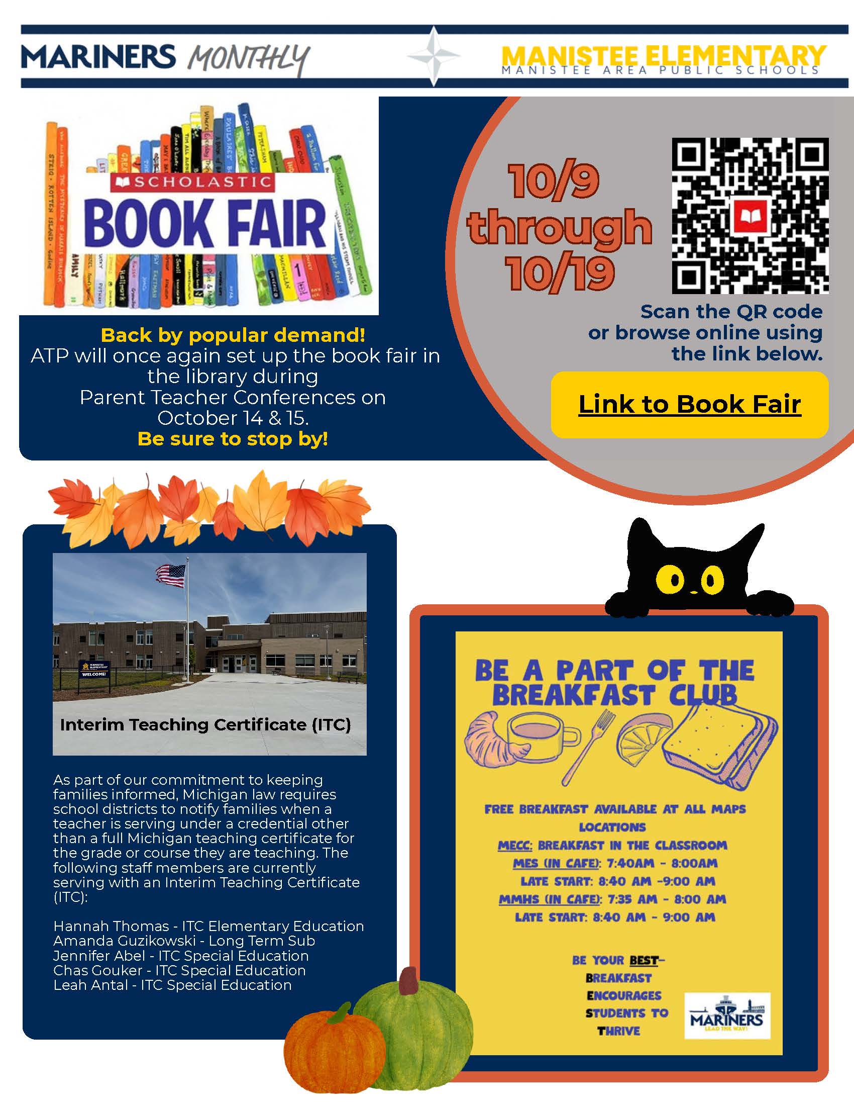 MES October Newsletter page 2