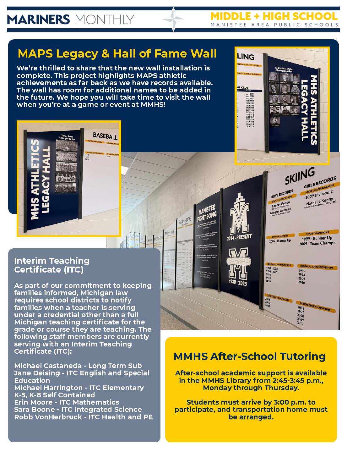 MMHS Newsletter October 2026 V3 Page 2 MMHS October Newsletter page 2